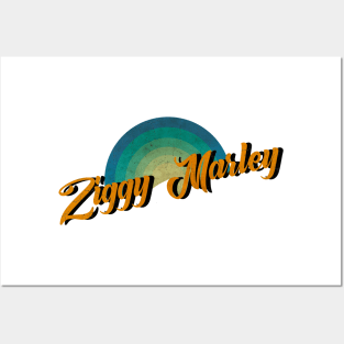 vintage retro Ziggy Marley Posters and Art